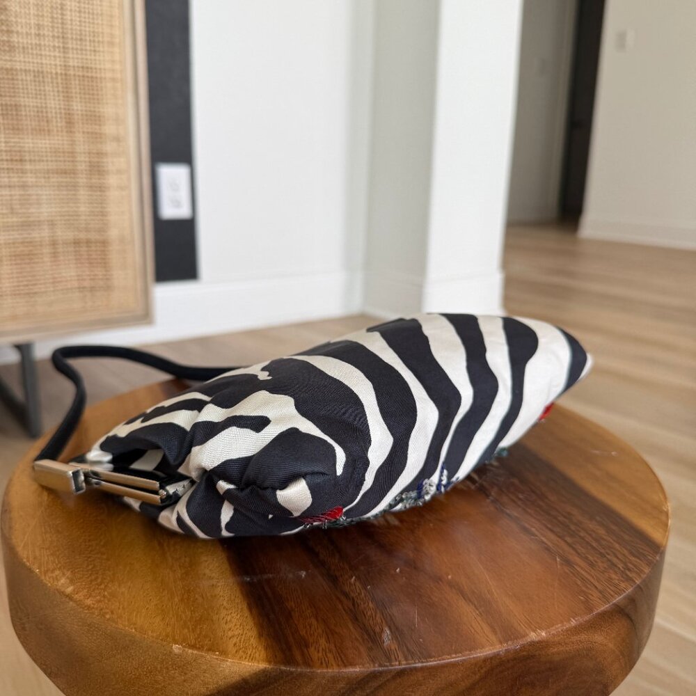 Dolce & Gabbana Zebra Shoulder Bag w/ Sequin Design - Picture 7 of 11